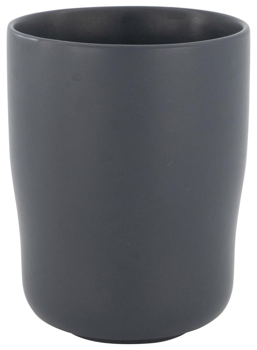 mug 300 ml - bergen - gris mat - 9602075 - HEMA