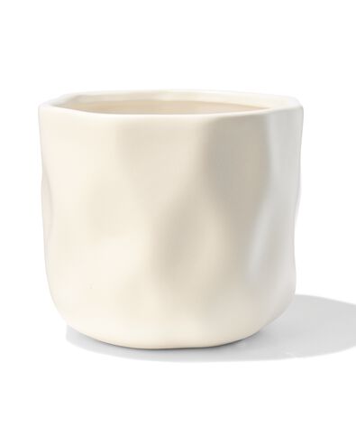 cache-pot Ø14,5x13 céramique blanc - 13321155 - HEMA