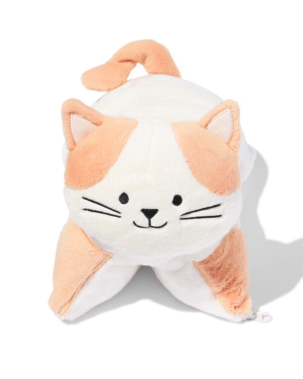 Kuschelkissen mit Plaid Katze - 61110432 - HEMA