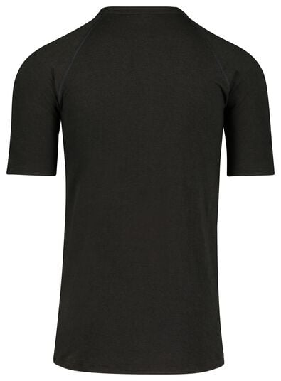 heren thermo t-shirt zwart zwart - 1000018852 - HEMA