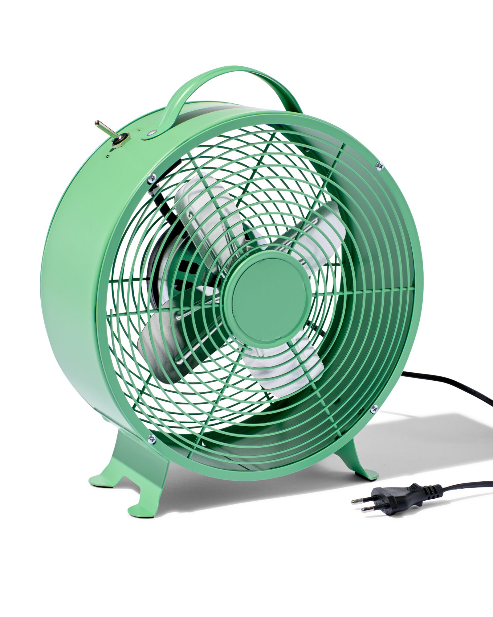 Retro-Tischventilator, &Oslash; 25.8 cm, gr&uuml;n - 80200036 - HEMA