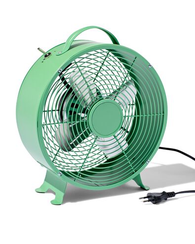Retro-Tischventilator, &Oslash; 25.8 cm, gr&uuml;n - 80200036 - HEMA