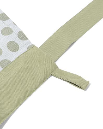 tablier de cuisine &agrave; pois chambray coton - 5400142 - HEMA