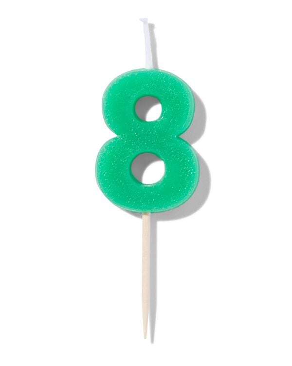 D&eacute;coration de g&acirc;teau r&eacute;utilisable chiffre 8 - 14250242 - HEMA
