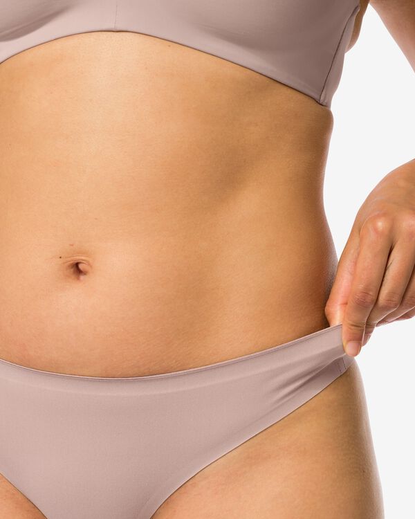 string femme second skin en micro beige beige - 1000011234 - HEMA