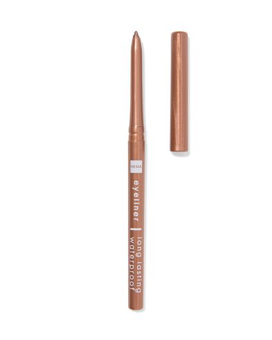 perfect eyeliner waterproof metallic donkerbruin - 11210251 - HEMA