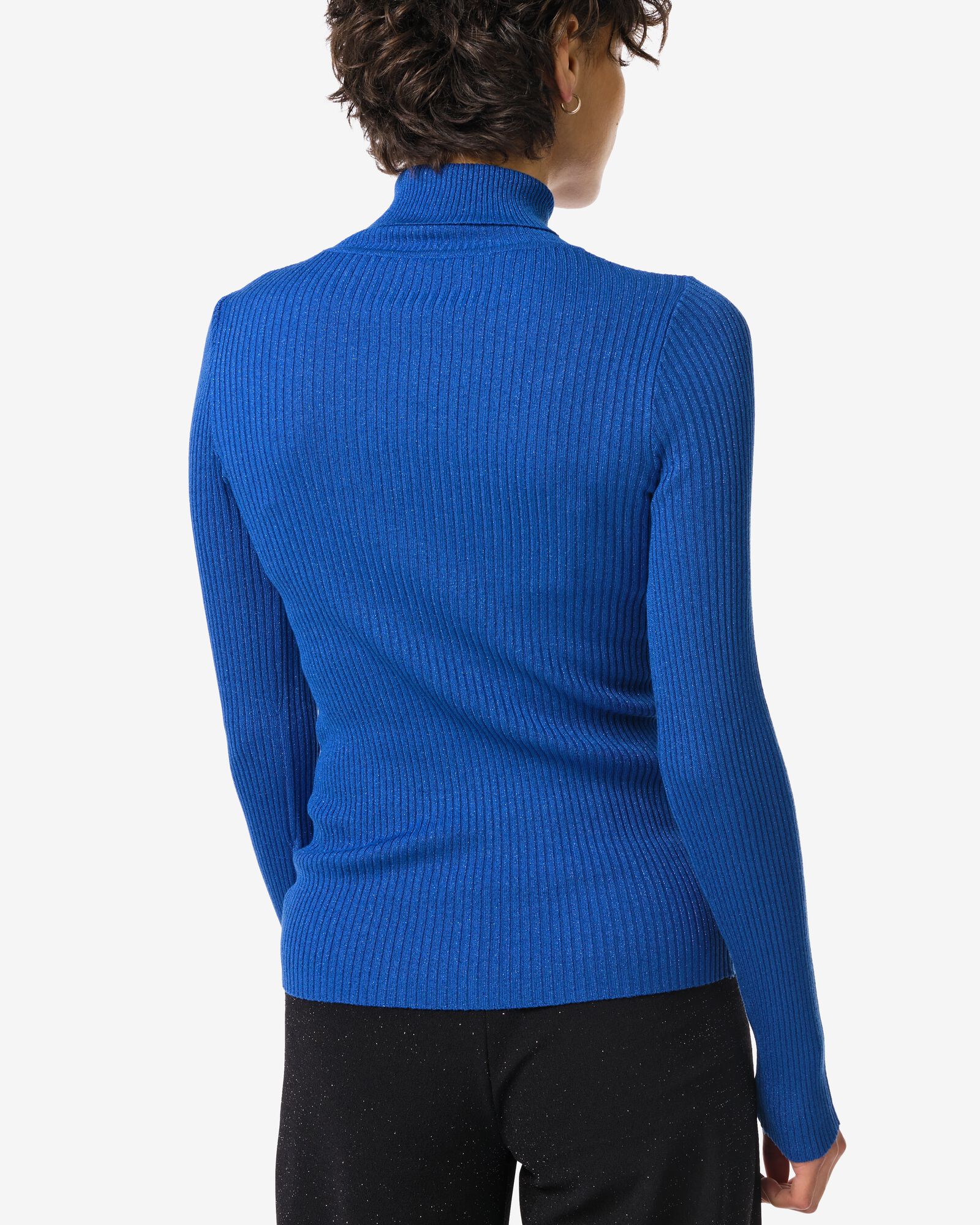 pull femme Nova côtelé  bleu bleu - 36205570BLUE - HEMA