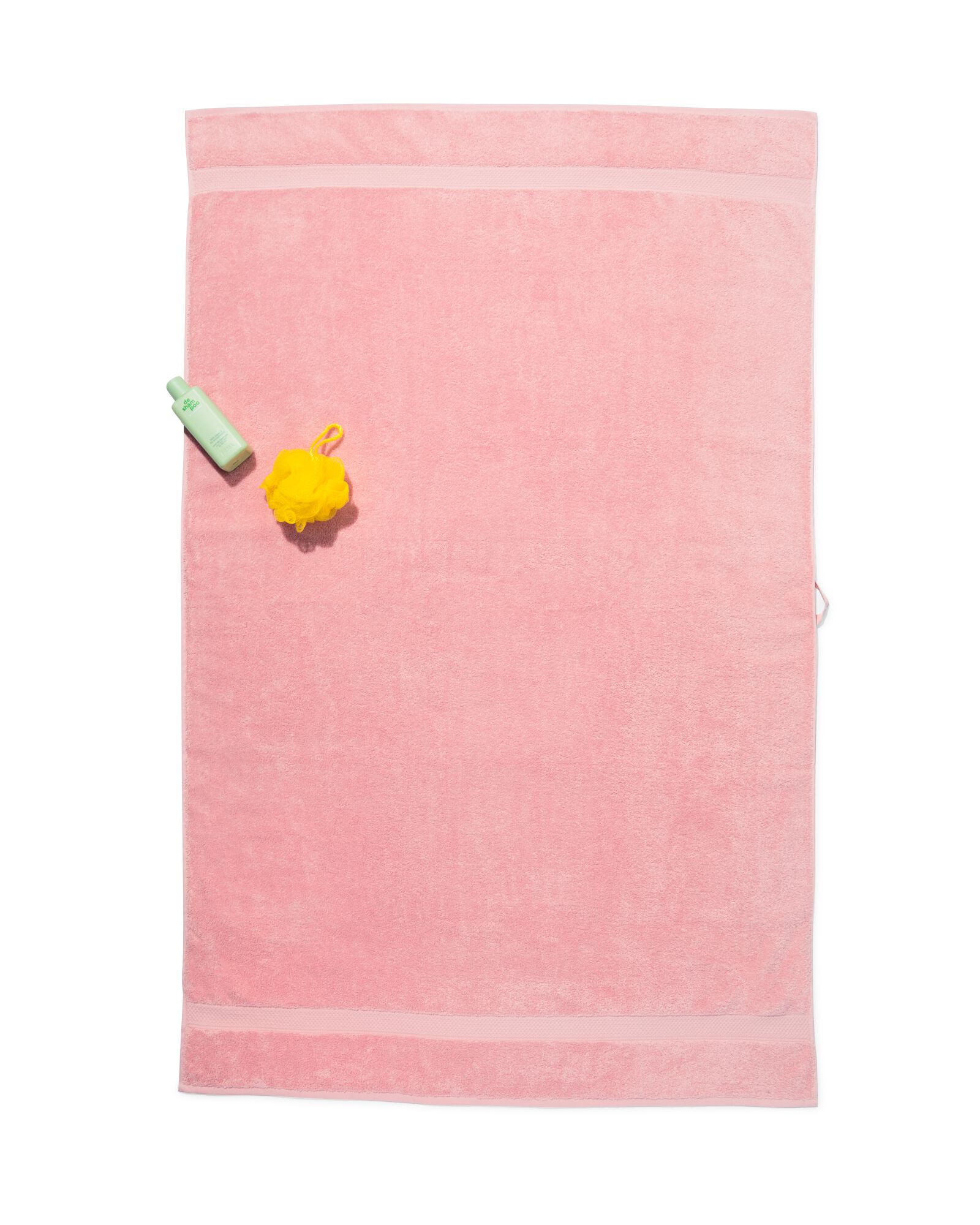 handdoeken - zware kwaliteit lichtroze handdoek 100 x 150 - 5282855 - HEMA