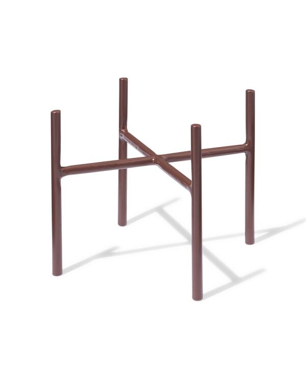 support de plantes ⌀17,4x13,7cm m&eacute;tal taupe - 13326065 - HEMA