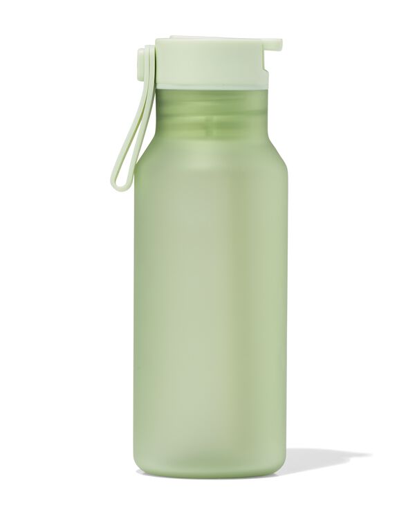 waterfles met rietje 430ml groen - 80650230 - HEMA
