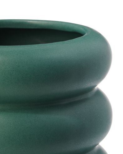 Vase, Keramik, Ø 11 x 21.5 cm, grün - 13323066 - HEMA