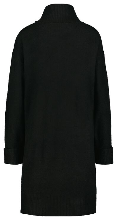 robe femme avec col en maille Vicky noir XL - 36332674 - HEMA