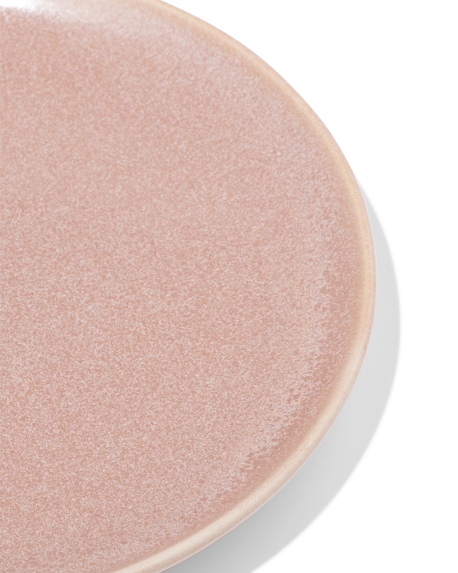 taartbord ⌀16cm PUUR reactief glazuur taupe - 9650177 - HEMA