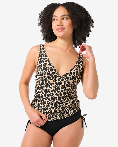 damesbikinibroekje verstelbare strik zwart zwart - 22351360BLACK - HEMA