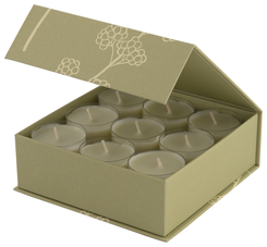 18 bougies d’ambiance dans une boîte - calm - 13502878 - HEMA