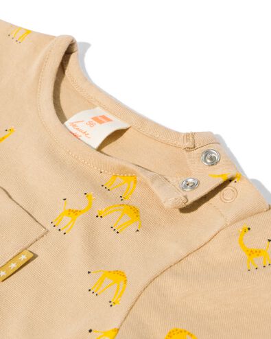 combinaison nouveau-n&eacute; girafe sable - 33492710SAND - HEMA