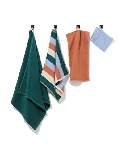 serviette de bain 2&egrave;me vie coton recycl&eacute; terra terra - 2000000382 - HEMA