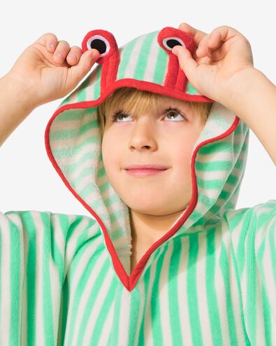 Kinderponcho, 68 &times; 78 cm, Krabbe, Streifen - 5200216 - HEMA