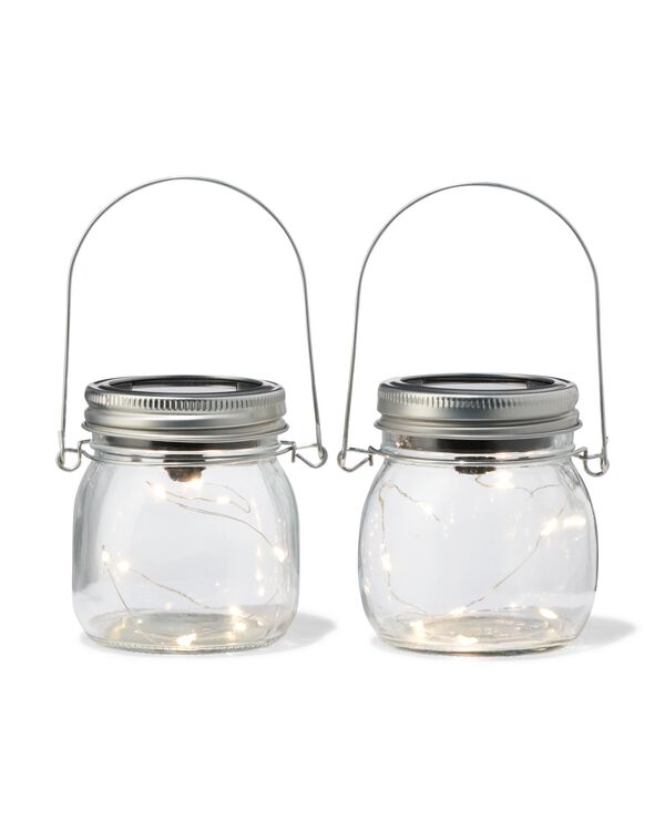 solar tuinverlichting 10x17x10cm - 2 stuks - 41800151 - HEMA