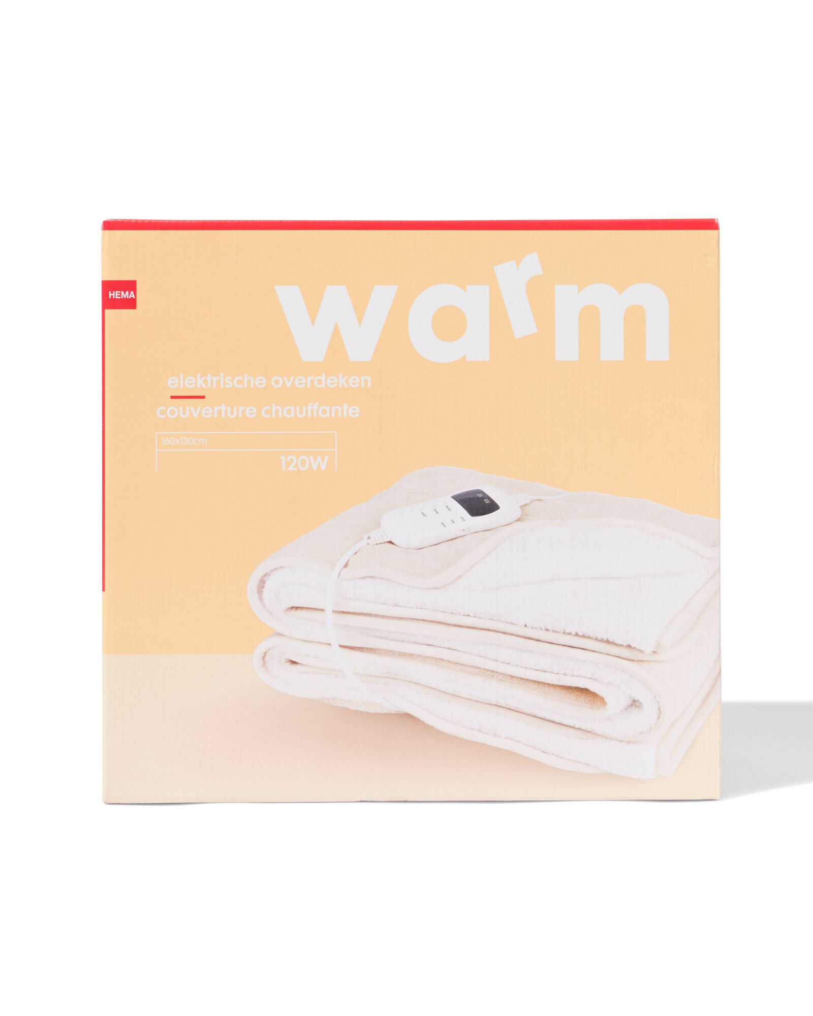 couverture &eacute;lectrique polaire 160x130 - 80020004 - HEMA