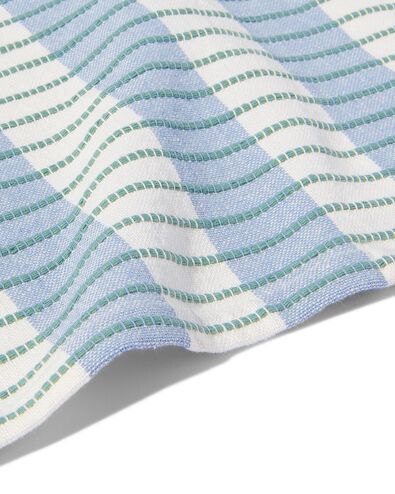 sets de table coton 35x45 bleu avec rayures - 2 pi&egrave;ces - 5330286 - HEMA