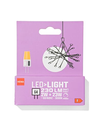 led licht clear G4 2W 230lm dim - 20000008 - HEMA