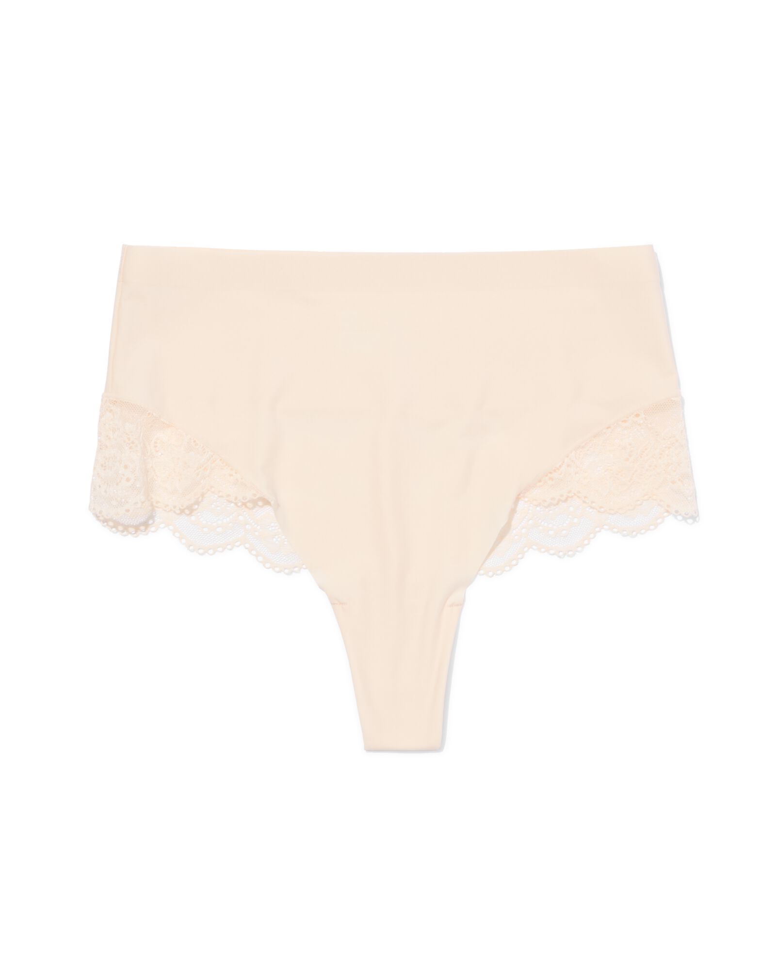 medium corrigerende string met kant lichtroze - 21590034LIGHTPINK - HEMA