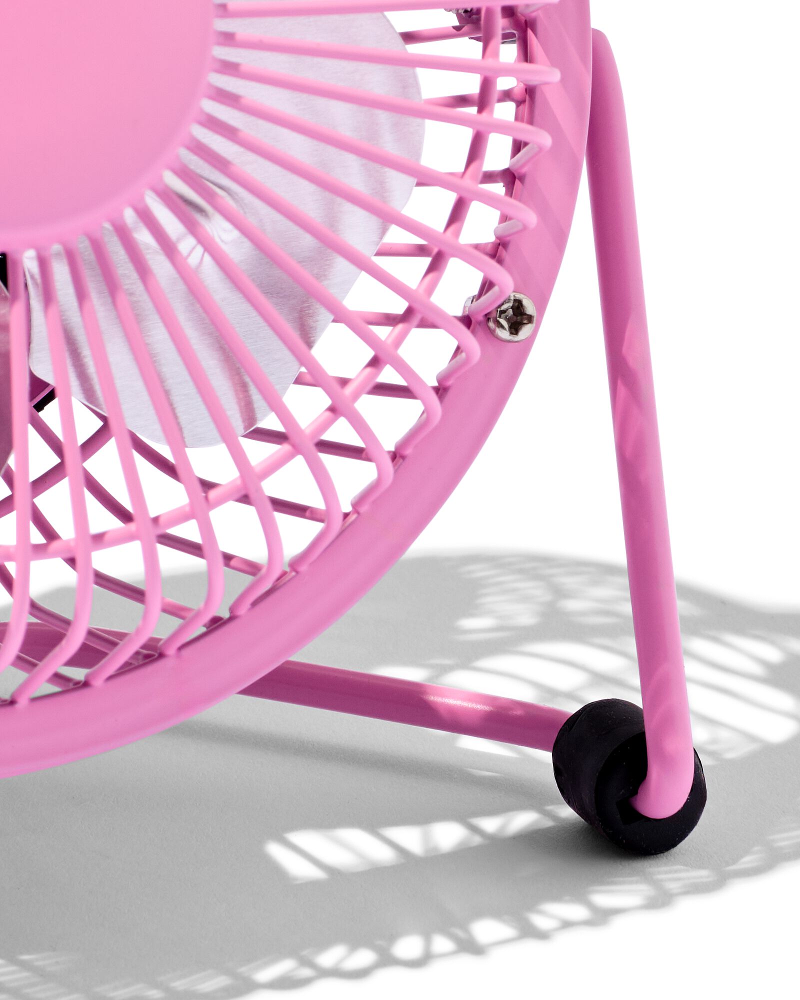 Retro-Tischventilator, USB, neonpink, &Oslash; 10 cm - 80200028 - HEMA