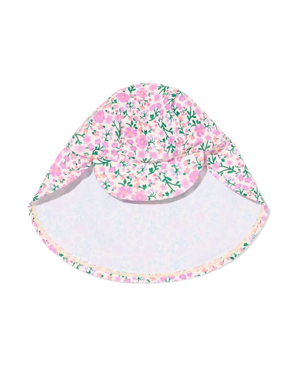 bonnet b&eacute;b&eacute; UPF40+ fleurs multi multi - 33200595MULTI - HEMA