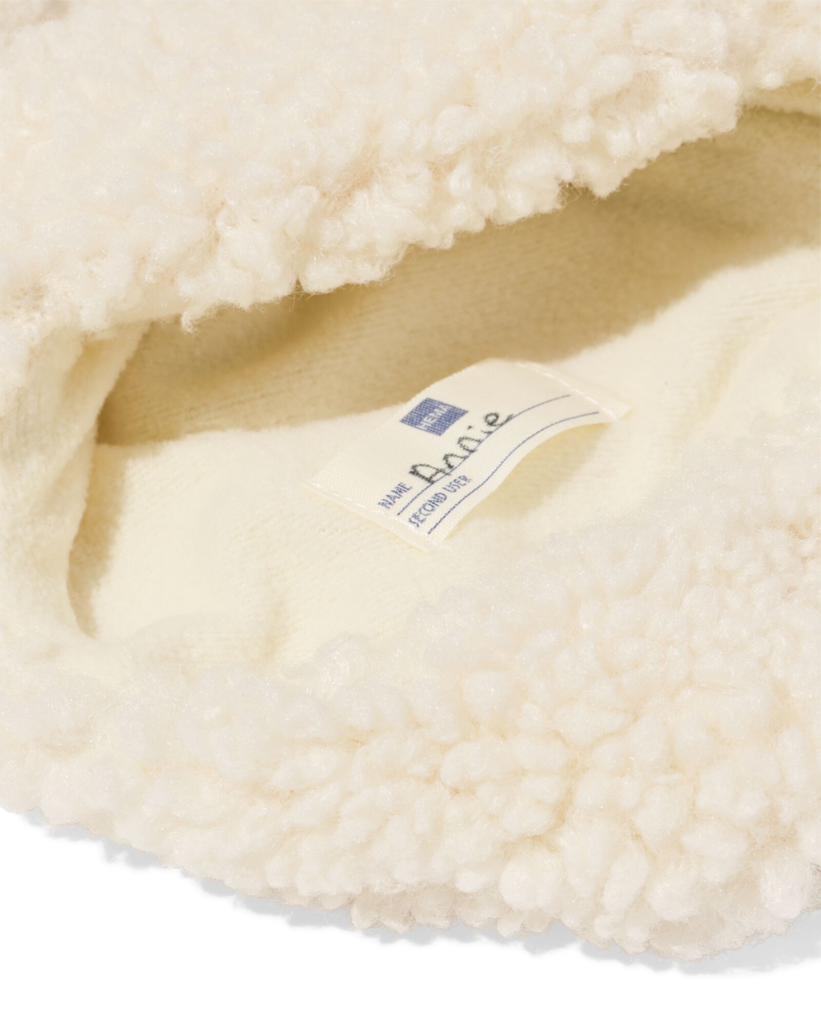 bonnet b&eacute;b&eacute; teddy avec oreilles blanc blanc - 33200285WHITE - HEMA