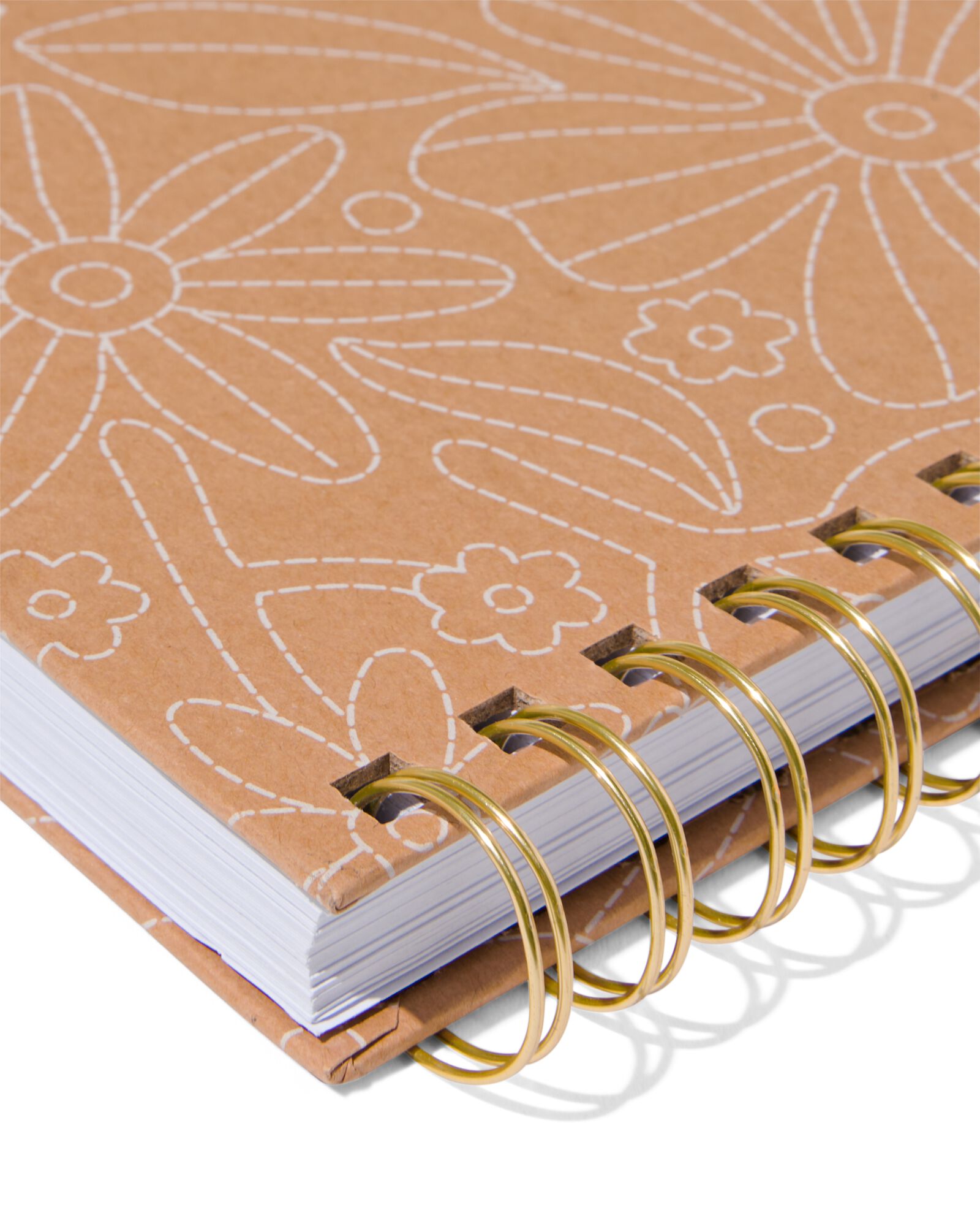 carnet &agrave; croquis avec spirale 25.4x18.6 vierge - 14170112 - HEMA