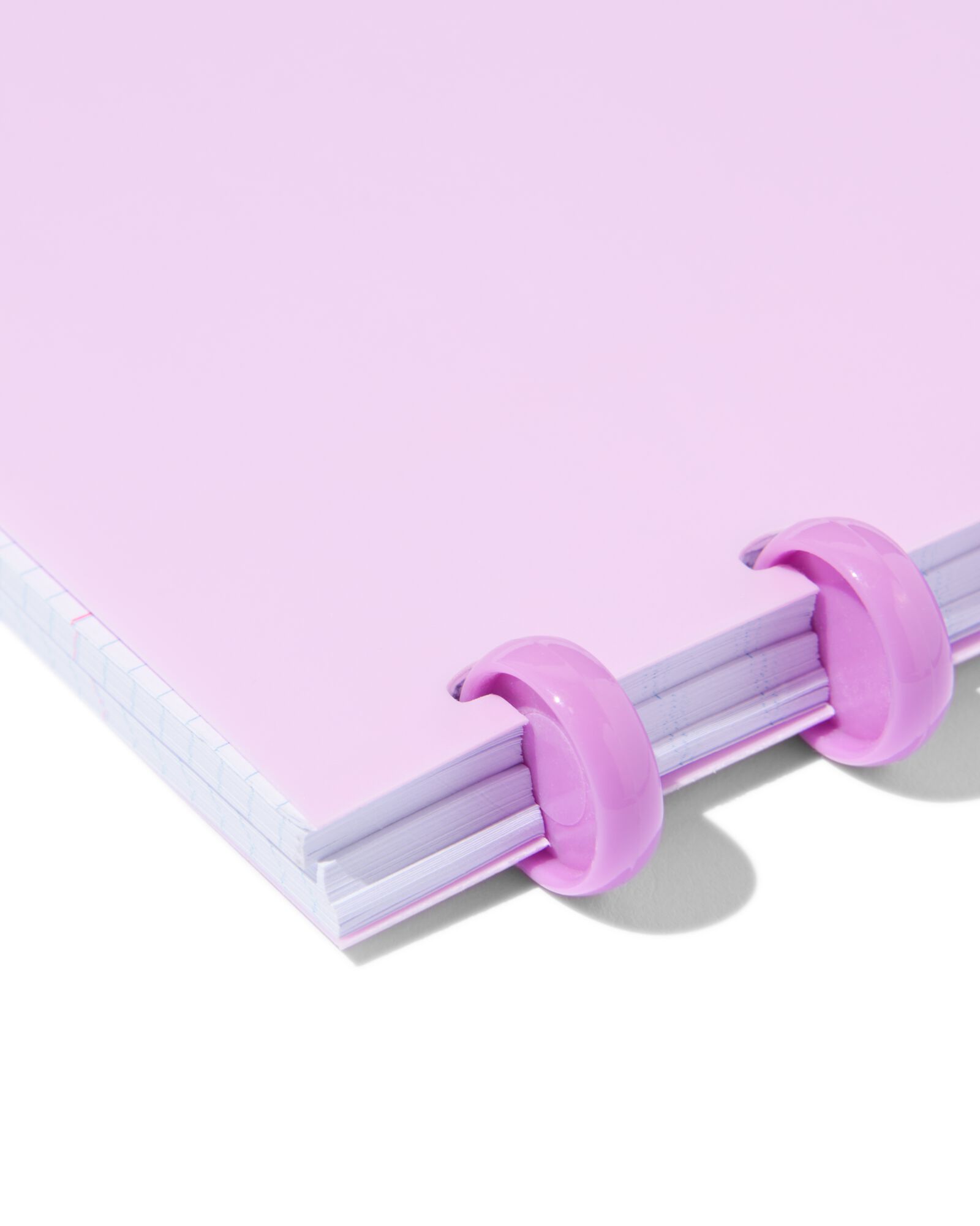 ringschrift A5 commerciaal geruit 4x8 lila - 14150122 - HEMA