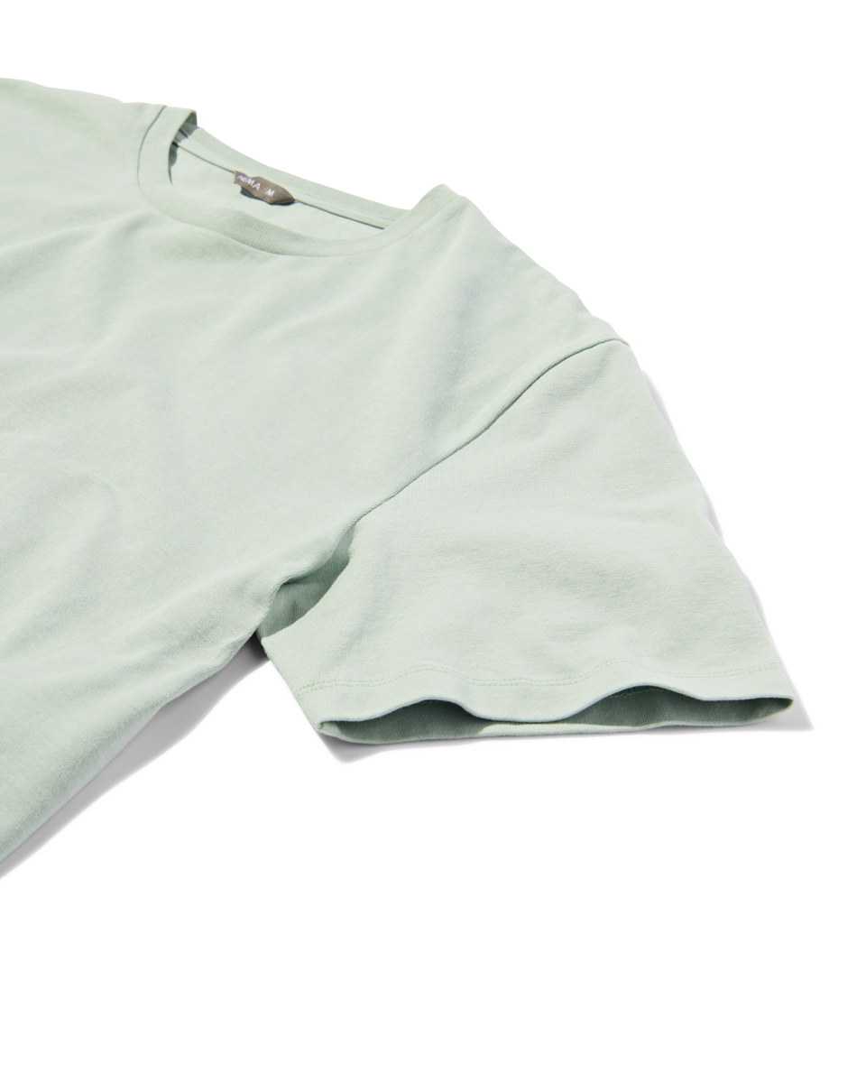 Herren-T-Shirt, Regular Fit, Rundhalsausschnitt grau grau - 1000030199 - HEMA