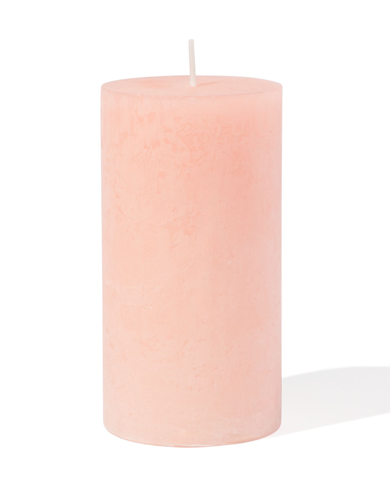 bougie rustique &Oslash; 7 x 13 cm saumon saumon 7 x 13 - 13501950 - HEMA