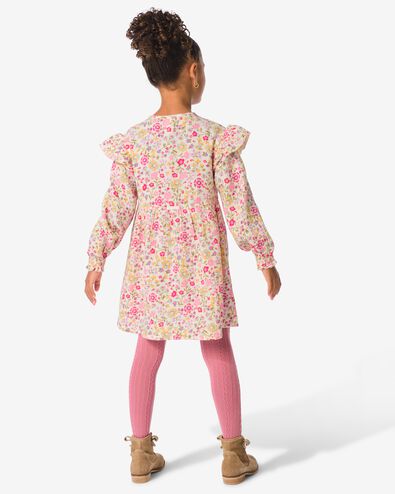 Kinderkleid mit Blumen ecru ecru - 30841359ECRU - HEMA