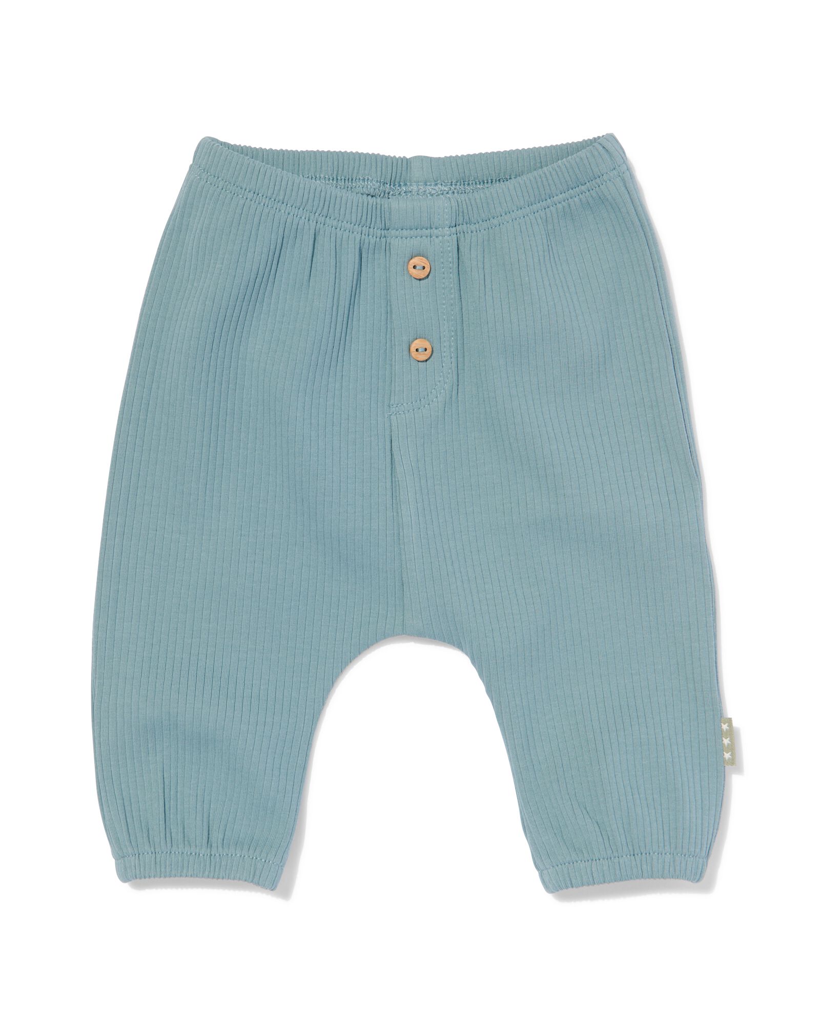pantalon nouveau-né - côtelé bleu - 1000031995 - HEMA