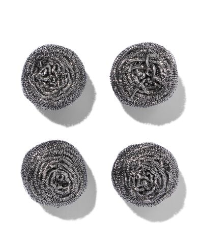 &eacute;ponges en acier inoxydable Sorbo - 4 pi&egrave;ces - 70100011 - HEMA