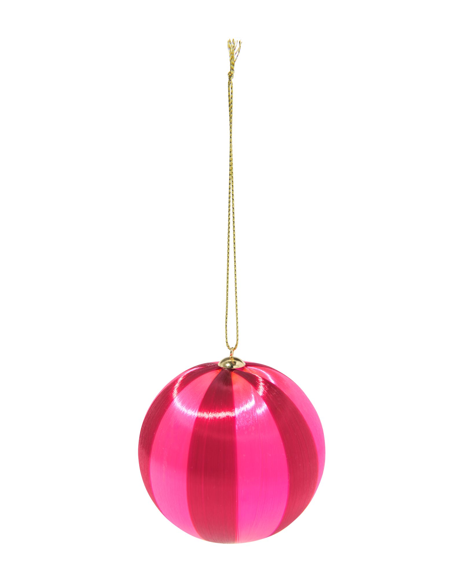 boule de No&euml;l 6,9cm satin lilas  - 25101449 - HEMA