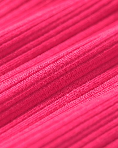 Kinder-Top, kurz, gerippt rosa - 30806522PINK - HEMA