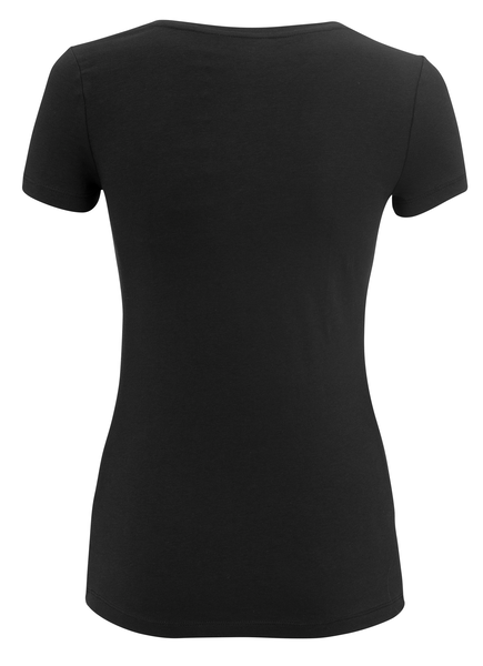 t-shirt femme noir noir - 1000004632 - HEMA