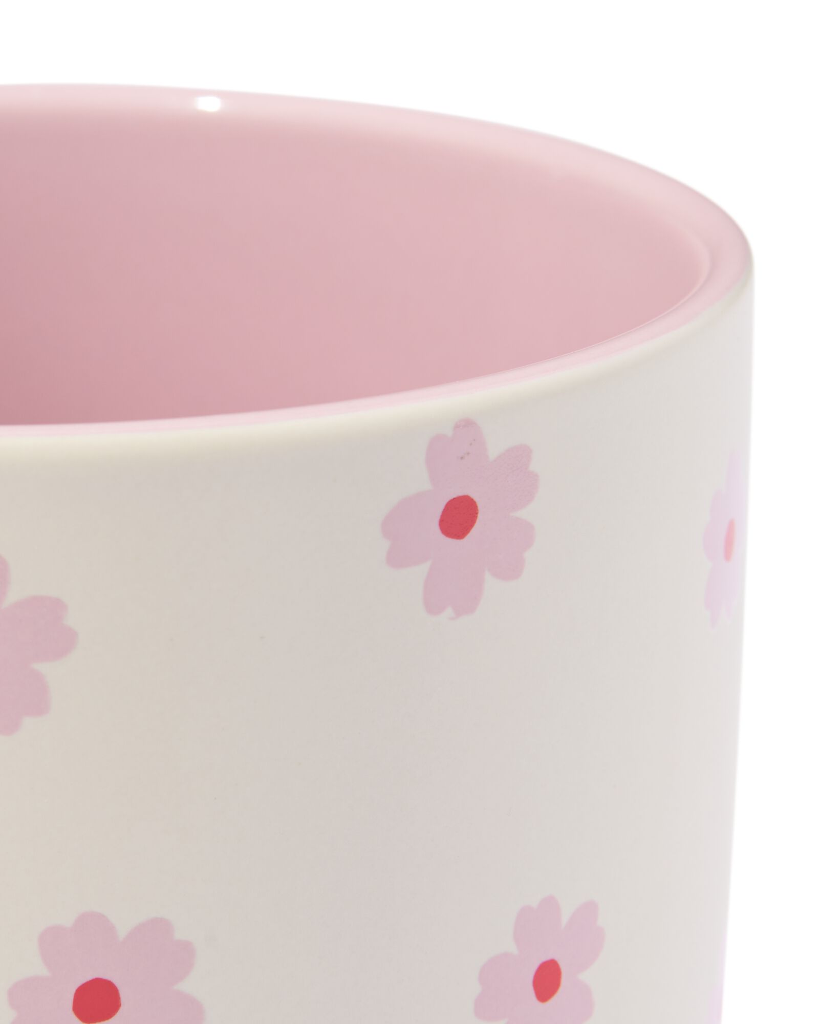 pot de fleurs 13,4x13,4x12,7cm c&eacute;ramique relief - 61104543 - HEMA