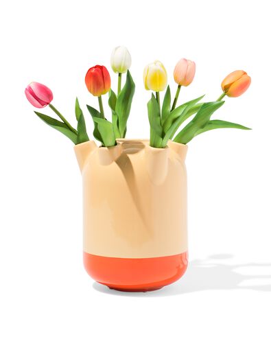 Kunstblume, 34cm, Tulpe, Pfirsich - 41324074 - HEMA