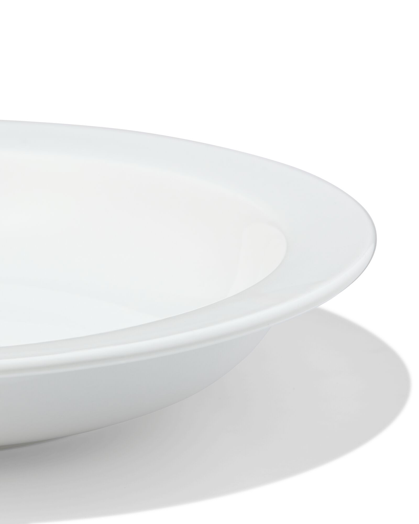 assiette creuse &Oslash;22,5cm usage quotidien porcelaine blanche - 4 pi&egrave;ces - 9650331 - HEMA