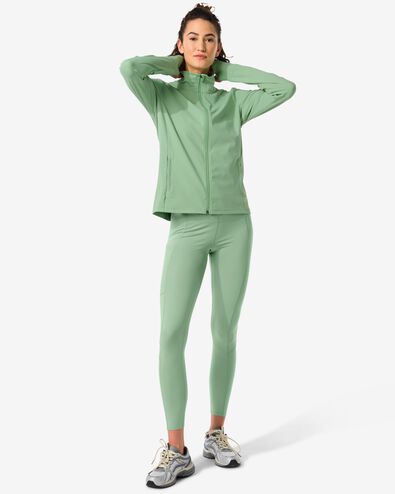 legging de sport femme vert clair M - 36030291 - HEMA