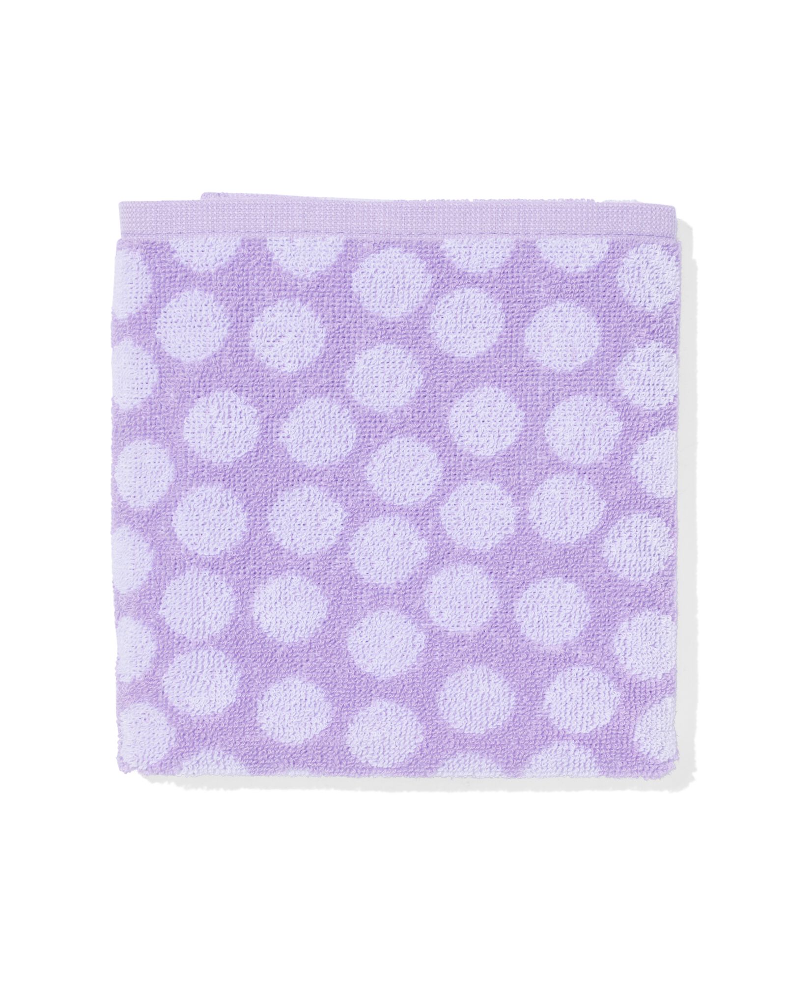 K&uuml;chenhandtuch, 50 x 50 cm, Baumwolle, violett mit Punkten - 5440256 - HEMA