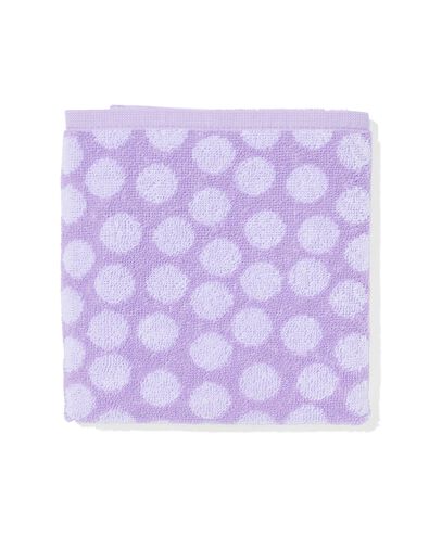 K&uuml;chenhandtuch, 50 x 50 cm, Baumwolle, violett mit Punkten - 5440256 - HEMA