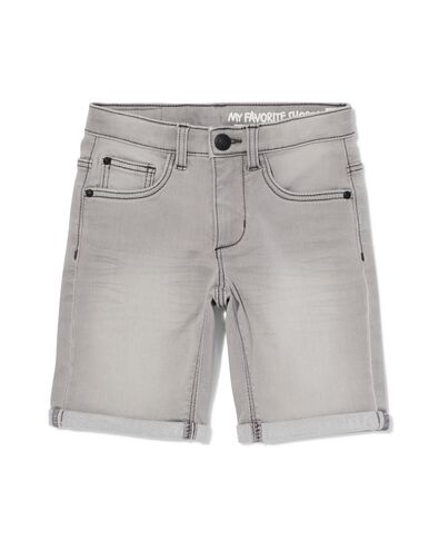 kurze Kinder-Jogdenim grau grau - 1000023202 - HEMA