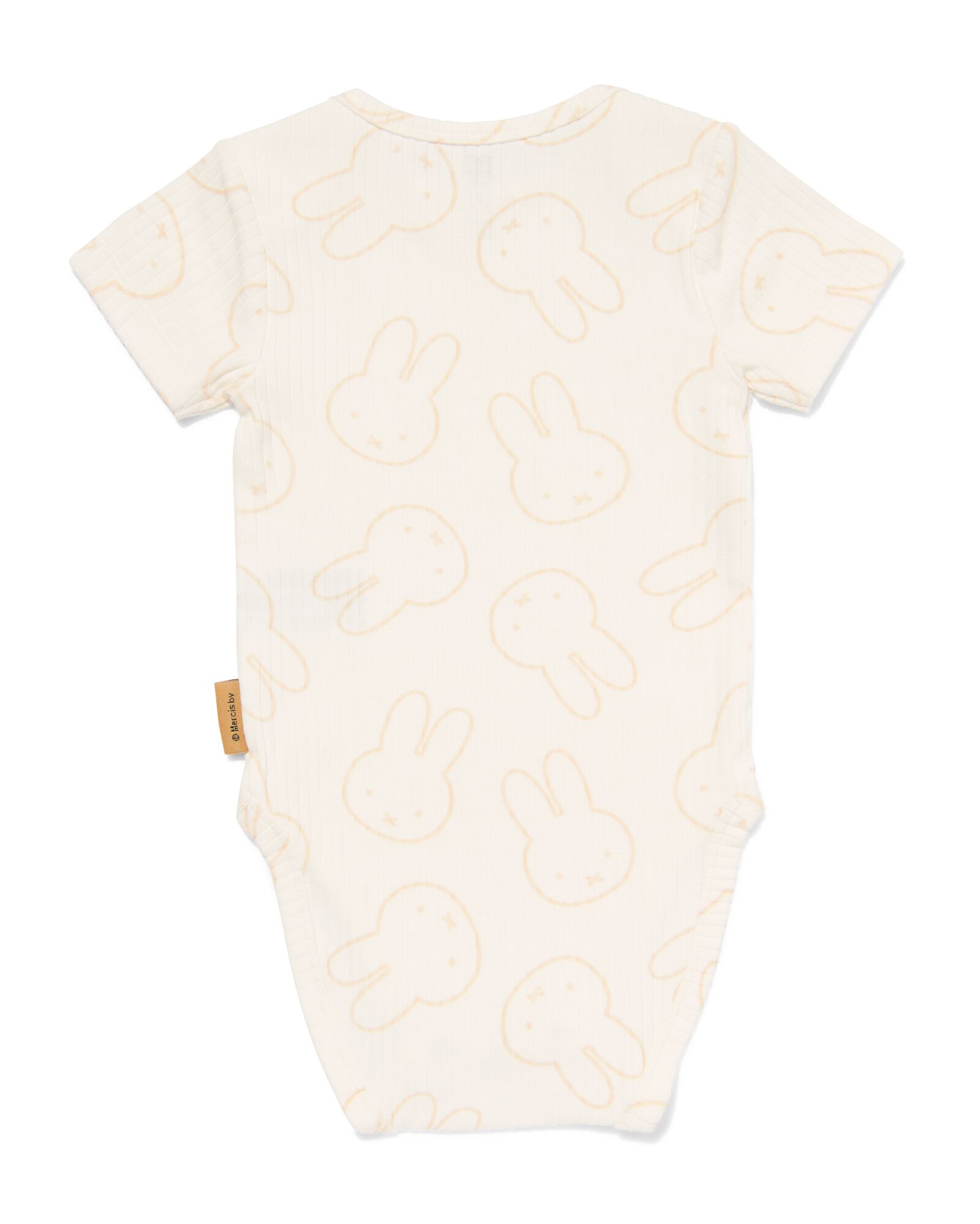 Miffy mitwachsender Baby-Strampler LENZING&trade; ECOVERO&trade;, gerippt eierschalenfarben eierschalenfarben - 33303960OFFWHITE - HEMA
