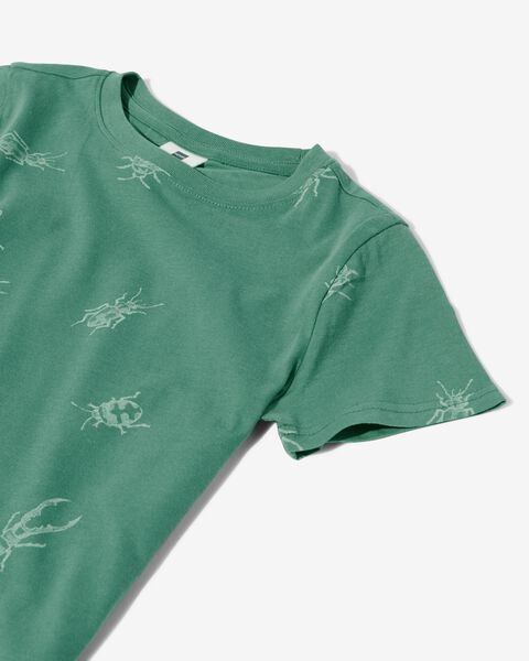 kinder t-shirt insecten groen 146/152 - 30767650 - HEMA