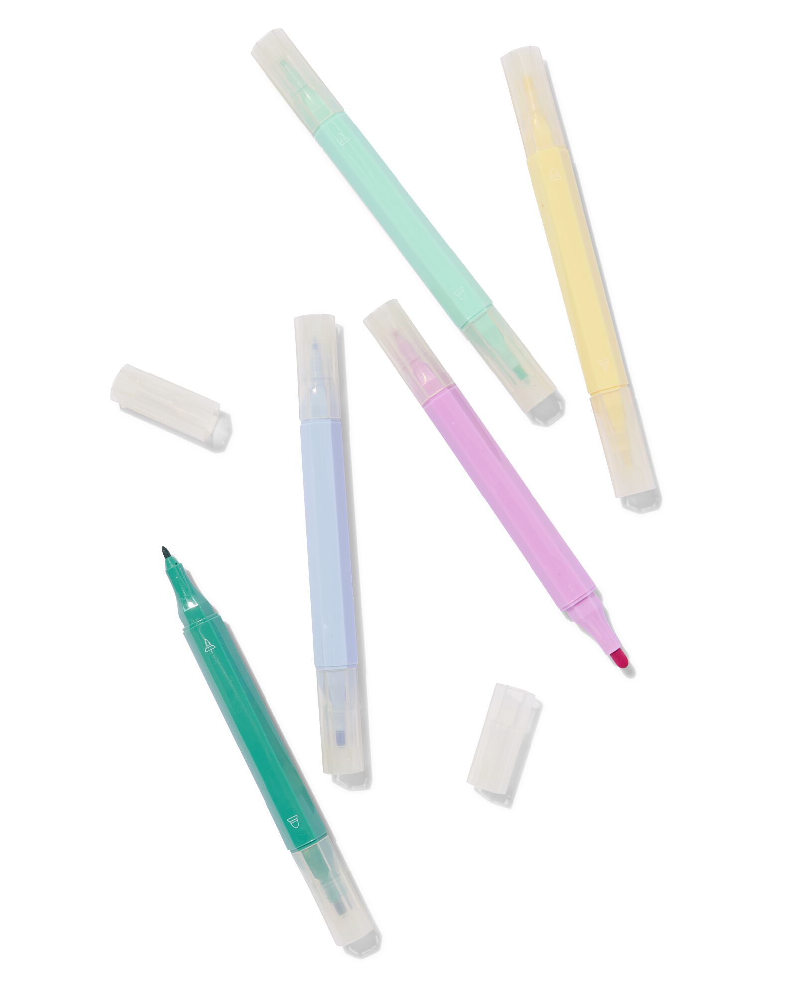 Marker mit 2 Spitzen &ndash; 5 St&uuml;ck - 14470062 - HEMA